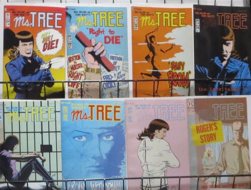 MS. TREE #1-35 PLUS BONUS BOOKS!Hard-boiled fiction by Max Collins&Paul Beatty