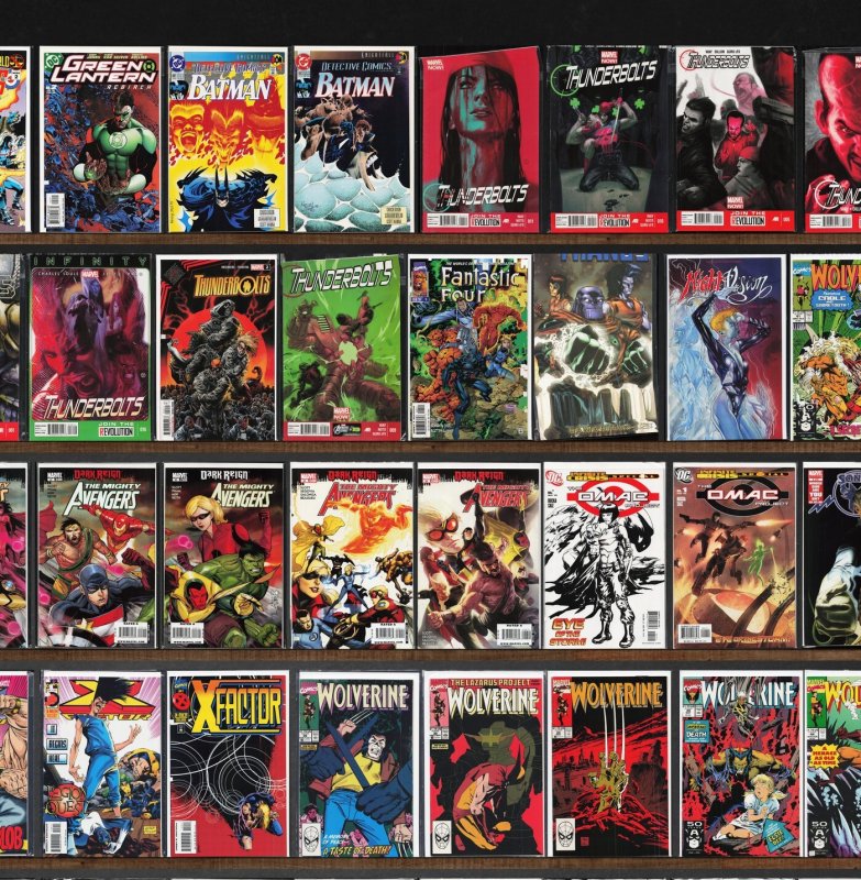 Huge Lot 140+ Comics with Wolverine, Thanos, The Mighty Avengers & More!