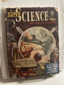 Super Science Stories Pulp Jan 1951 Vol. 7 #4 GD 2.0 Low Grade