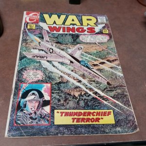 WAR WINGS #1 ALL VIET NAM AIR WAR  ONE-SHOT  CHARLTON  SILVER-AGE 1968 NICE!!!