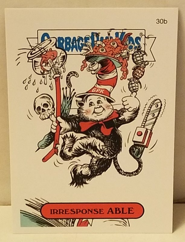 2015 Garbage Pail Kids  #30b Irresponse Able