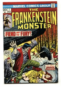 Frankenstein #7 1973- Marvel Horror- comic book VF