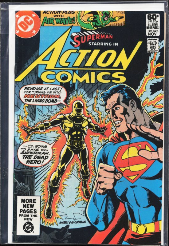 Action Comics #525 Direct Edition (1981) Superman