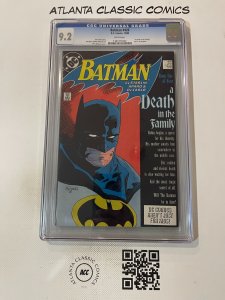 Batman # 426 CGC Graded 9.2 DC Comic Book Death In The Family Part 1 1988 JH7