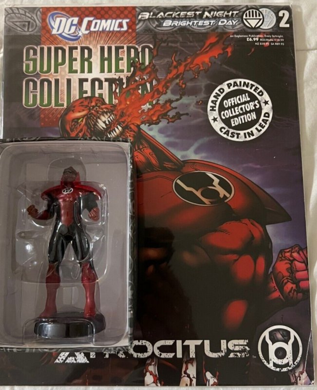 Eaglemoss Classic DC Lot of Five Figurines/Four Magazines E2