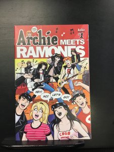 Archie Meets Ramones Cover A Gisele Lagace (2016) VF/nm
