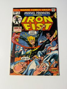 Marvel Premiere #15 (1974) 1st appearance Iron Fist! CF and staples attached