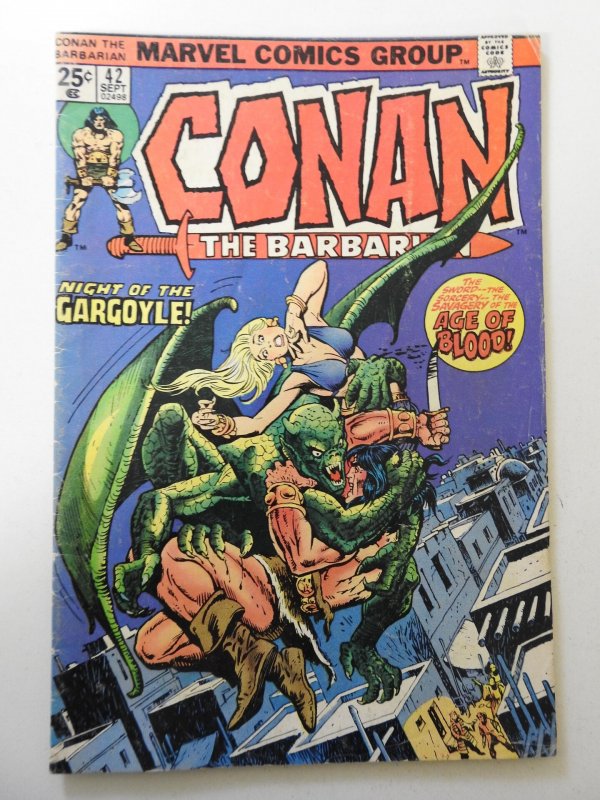 Conan the Barbarian #42 (1974) VG- Condition MVS intact!