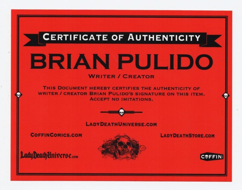 Hellwitch Hellbourne #1 Hardcover Signed by Pulido (Coffin, 2019) NM 