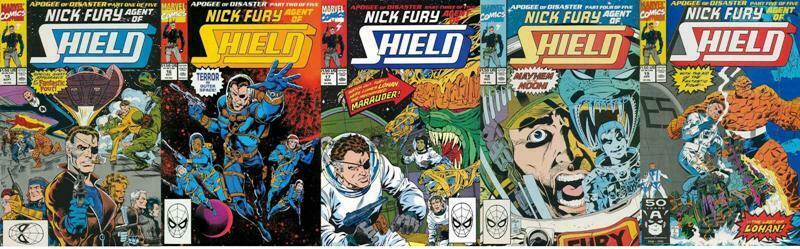 NICK FURY AGENT OF SHIELD (1989) 15-19  Fantastic Four COMICS BOOK