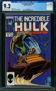 Incredible Hulk #331 (1987) CGC 9.2 NM-