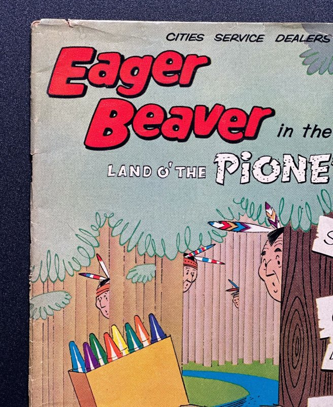 Eager Beaver - Land Of The Pioneers (1961) -Daniel Boone- VG RARE SILVER AGE