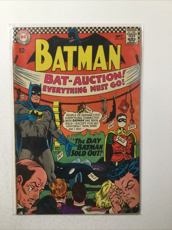 Batman 191 Fine+ fn+ 6.5 Dc Comics 