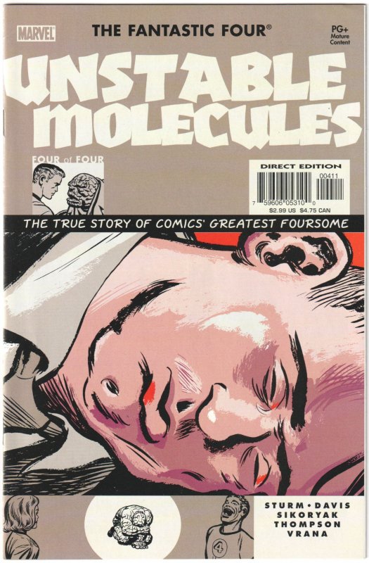 Startling Stories: Fantastic Four - Unstable Molecules #1, 2, 3, 4 (2003) Set!