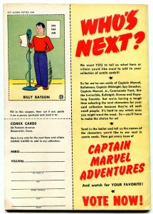 Captain Marvel Adventures #20 1943 RAIDERS FROM SPACE FN-