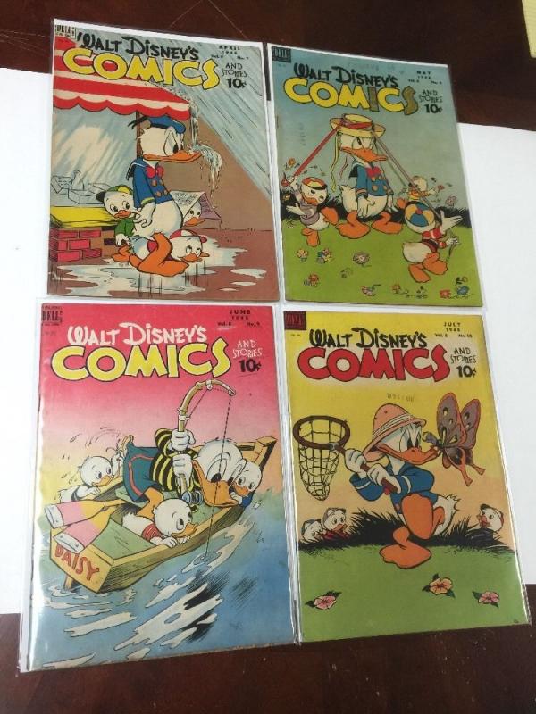 Walt Disney's Comics And Stories 91 (5.0) 92 (4.5) 93 (3.5) 94 (4.0)