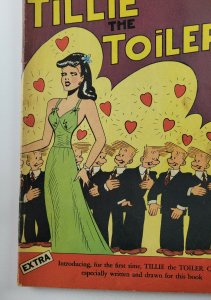 Tillie the Toiler No 132 Golden Age 1946 Dell Color Comic - VG