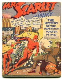 Mighty Midget #12 1943- Mr Scarlet and Pinky- F/VF