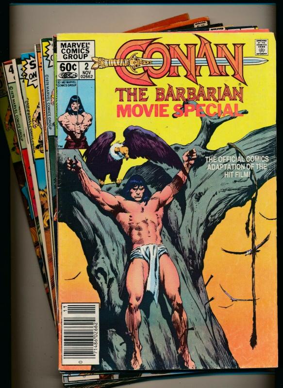 Marvel LOT OF 10-CONAN THE BARBARIAN #2, 91-95,104-107 G/VG (PJ117)