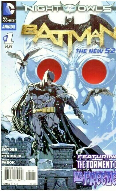 Batman (2nd Series) Annual #1, New 52 8.0/VF (2012)