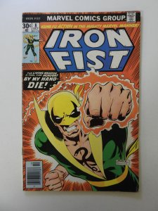 Iron Fist #8 (1976) VG+ condition rusty staples