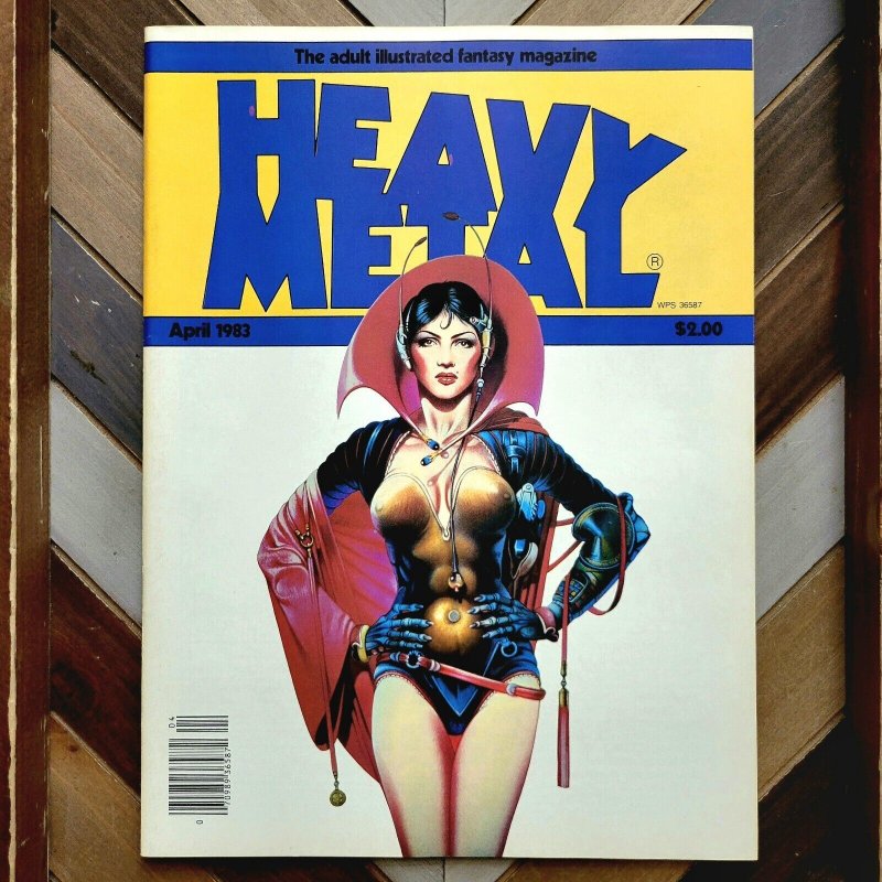 HEAVY METAL Vol.7 #1, 2, 3 (1983) Sharp Set Of 3 FANTASY ART Legendary Creators