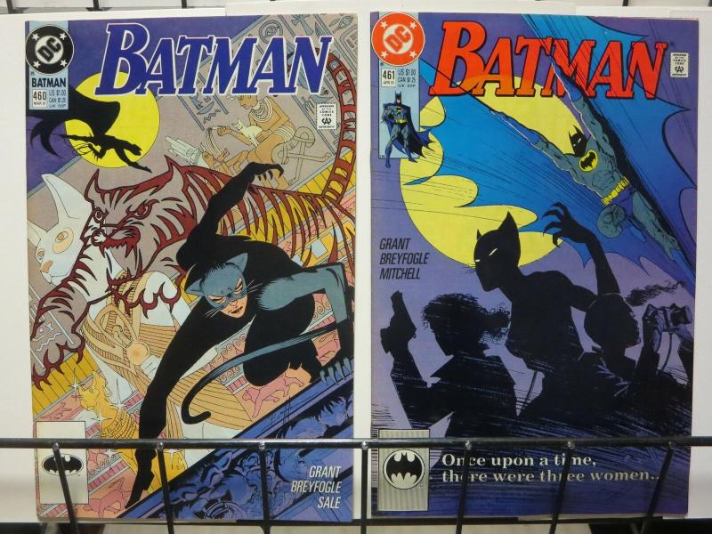 BATMAN 460-461 Sisters In Arms 2-part CATWOMAN story!