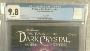 Power Of The Dark Crystal #1 CBCS 9.8 Fried Pie Variant White Pages