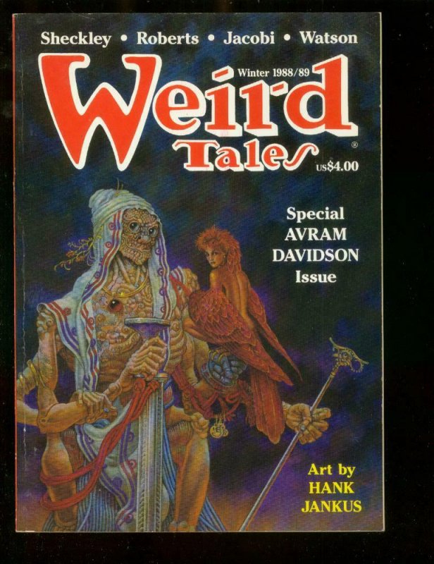 WEIRD TALES-WINTER 1988-HANK JANKUS ART-AVRAM DAVIDSON- NM