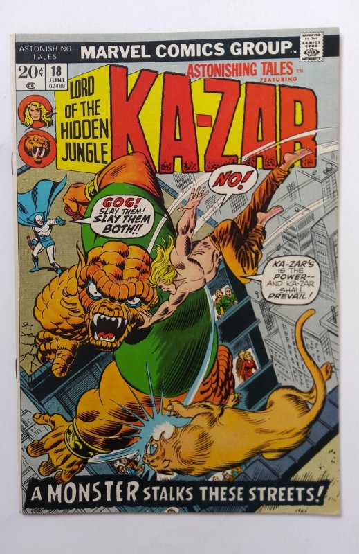 Astonishing Tales #18 Ka-Zar Bronze Age MARVEL Classic !!!