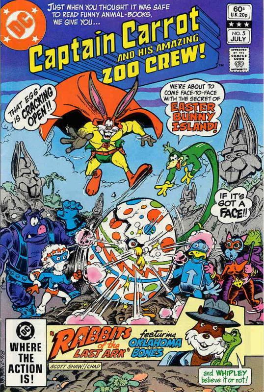 Captain Carrot and His Amazing Zoo Crew #5 FN; DC | save on shipping - details i