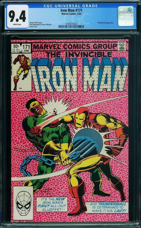 Iron Man #171 (1983) CGC 9.4 NM