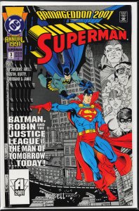 Superman Annual #3 2nd Printing Variant (1990) Superman