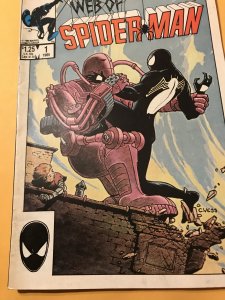 Web of Spider-Man Annual #1 : Marvel 1985 Fn; Charles Vess cover; Black Costume