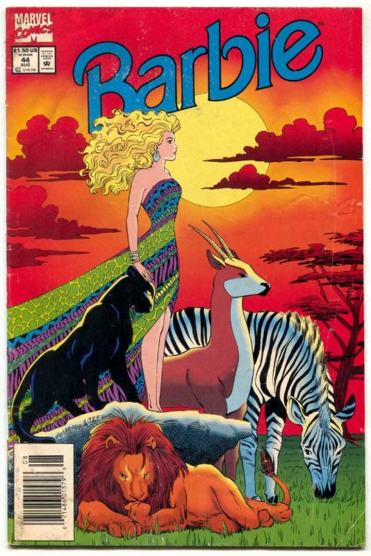 Barbie #44 1994- Jungle cover- Marvel VG