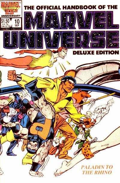 Official Handbook of the Marvel Universe (1985 series) #10, VF+ (Stock photo)