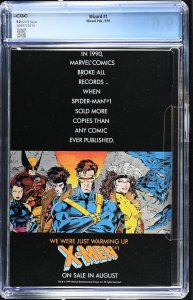 Wizard (1991) #1 - CGC 9.0 - 1st Wizard price guide - McFarlane cover