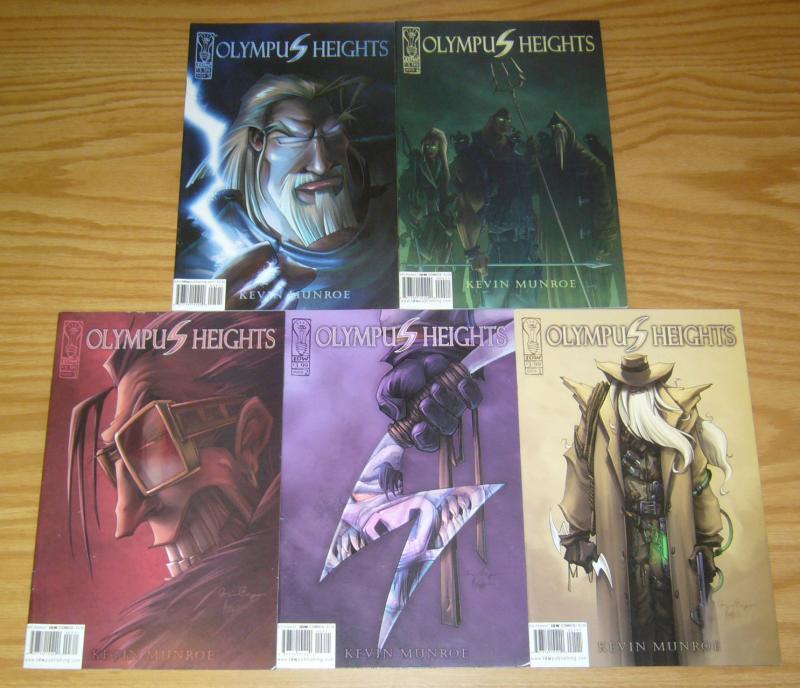 Olympus Heights #1-5 VF/NM complete series - gods of olympus vs hades 2 3 4 set