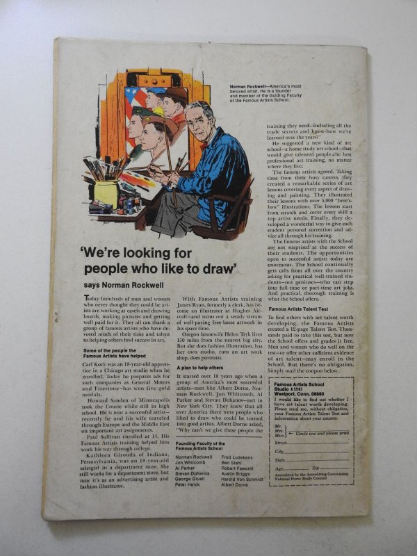 Captain America #112 (1969) VG Condition centerfold detached top staple