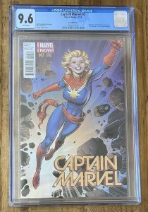 Captain Marvel #3 Arthur Adams 1:25 Variant 2014 CGC 9.6 White Pages Marvel