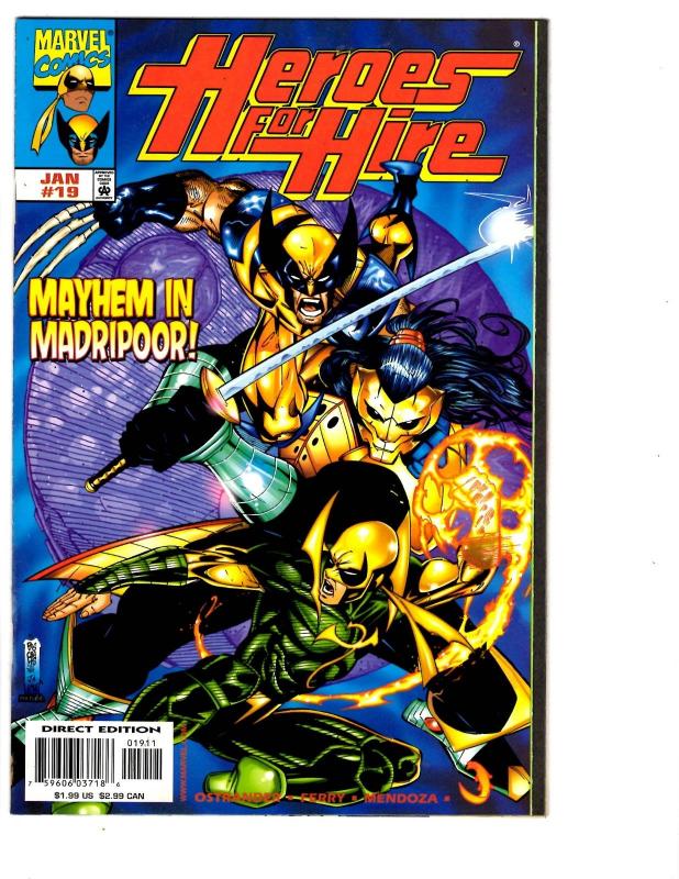 4 Heroes for Hire Marvel Comics # 16 17 19 Annual 1998 Luke Cage Iron Fist BH25