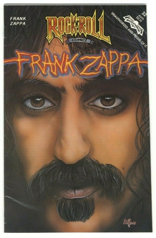 Rock N' Roll Comics #32 Frank Zappa - Revolutionary Comics - 1991 9781879353046