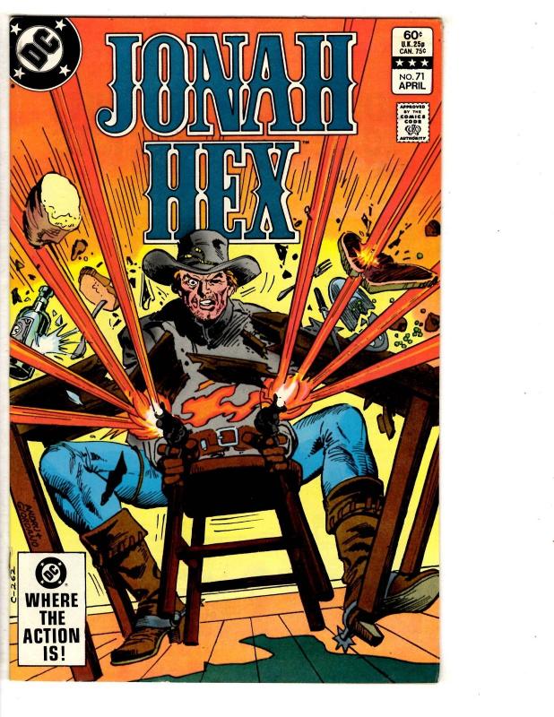 4 Jonah Hex DC Comic Books # 69 71 72 73 Western Cowboy Supernatural WT11