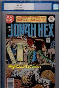 JONAH HEX #1, Westen, CGC = 9.6, NM+, 1977, Guns, Outlaw