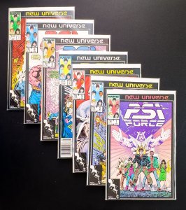 Psi-Force #1-7 [Lot of 7 Bks] (1986) VF+