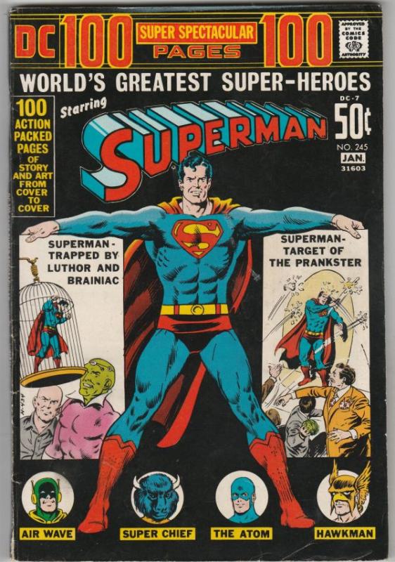 Superman #245 (Jan-72) FN/VF+ High-Grade Superman