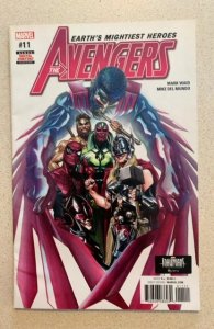 Avengers #11 (2017) Mark Waid Story Mike Del Mundo Art Alex Ross Falcon Cover