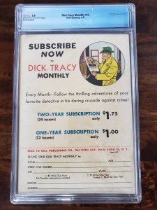Dick Tracy Monthly 13 CGC 5.0