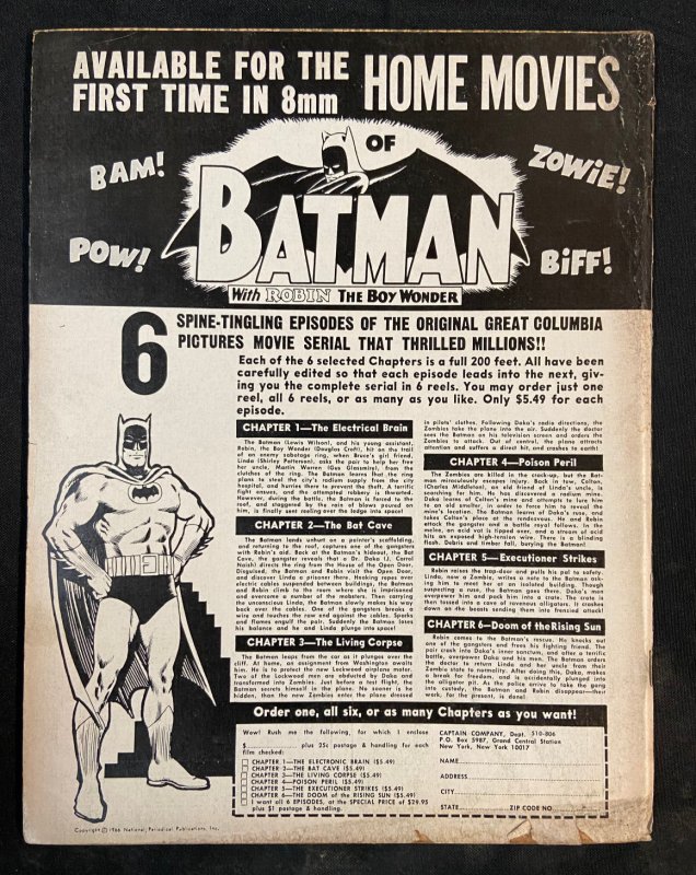 WARREN MAGAZINE EERIE #6 NOVEMBER 1966 VG/FN