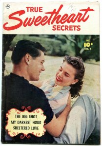 TRUE SWEETHEART SECRETS #5 1951-PHOTO COVER-POWELL ART FN